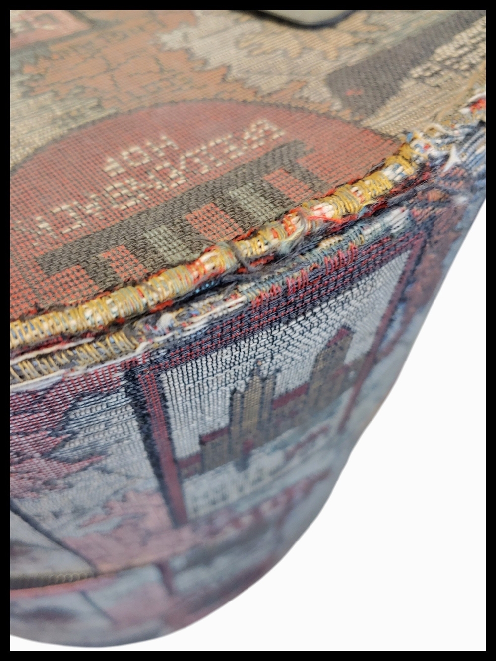 Vintage Munro Carry-All Tapestry Hat/Wig Travel Case - Picture 14 of 14